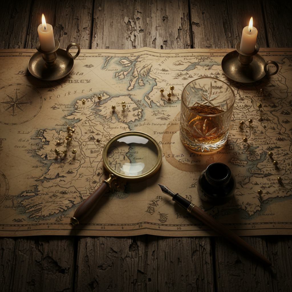 Plan Your Own Whisky Trail (Using Our Map)