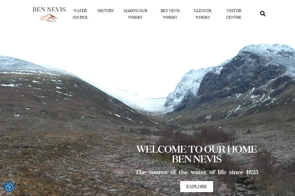 Ben Nevis Distillery official website
