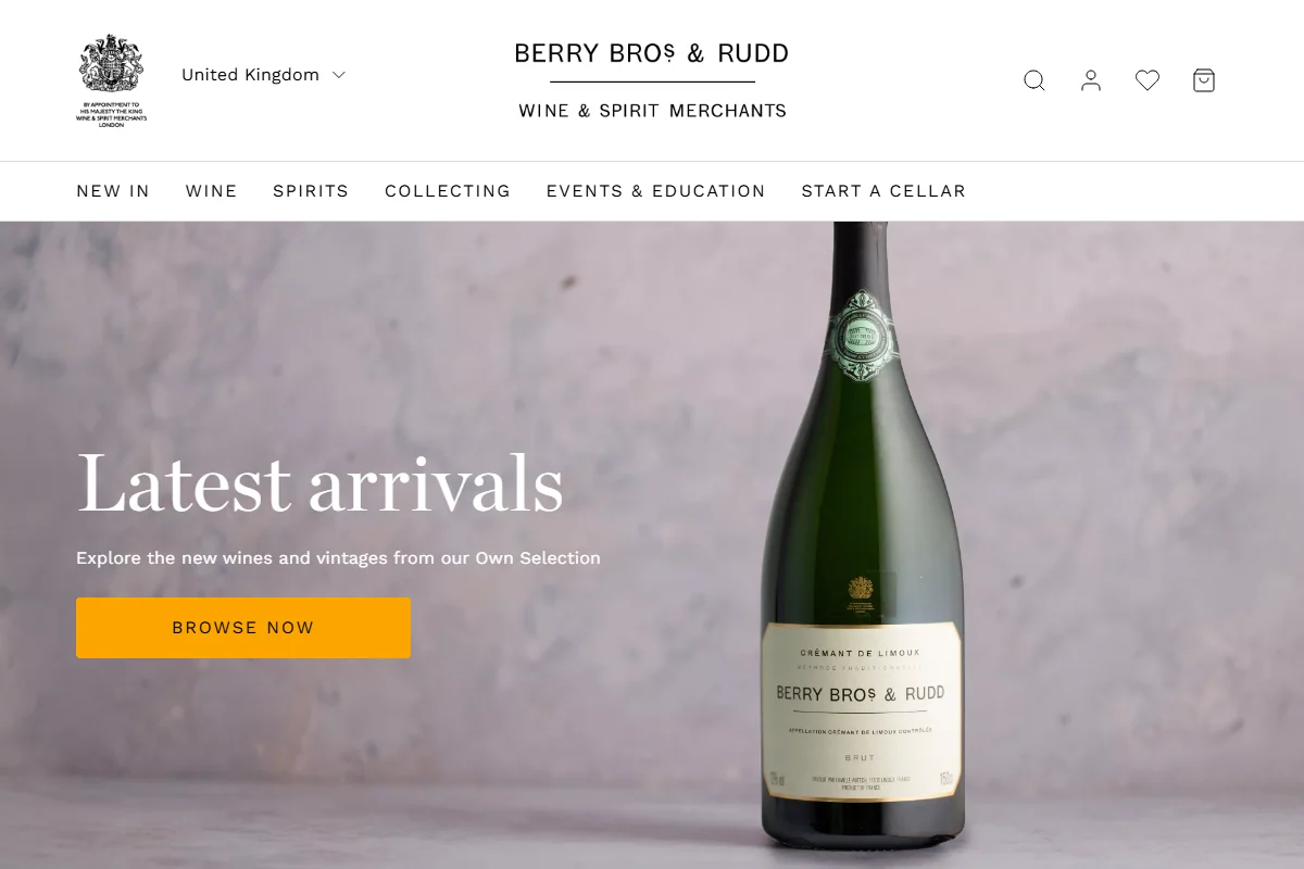 Berry Bros. & Rudd official website