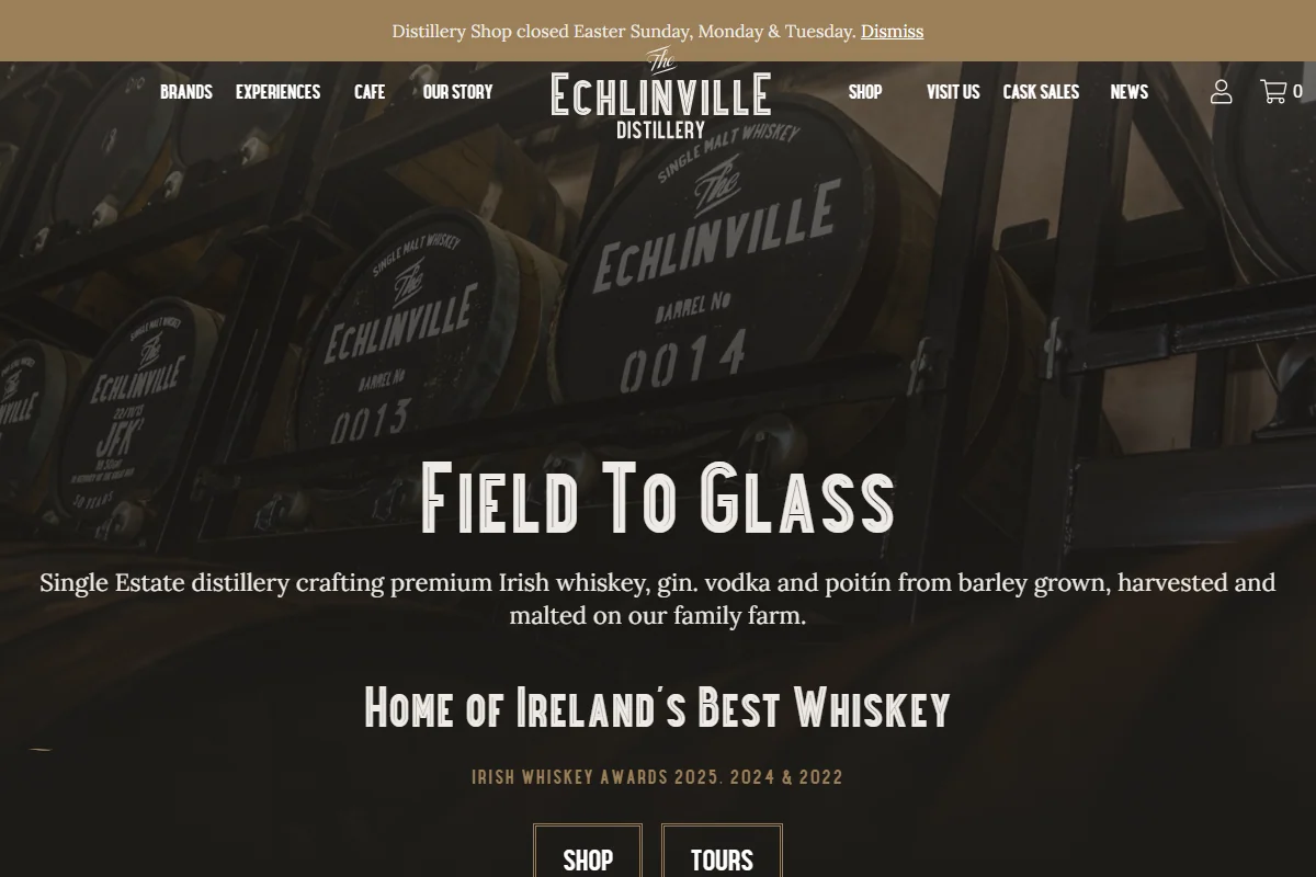 Echlinville Distillery official website