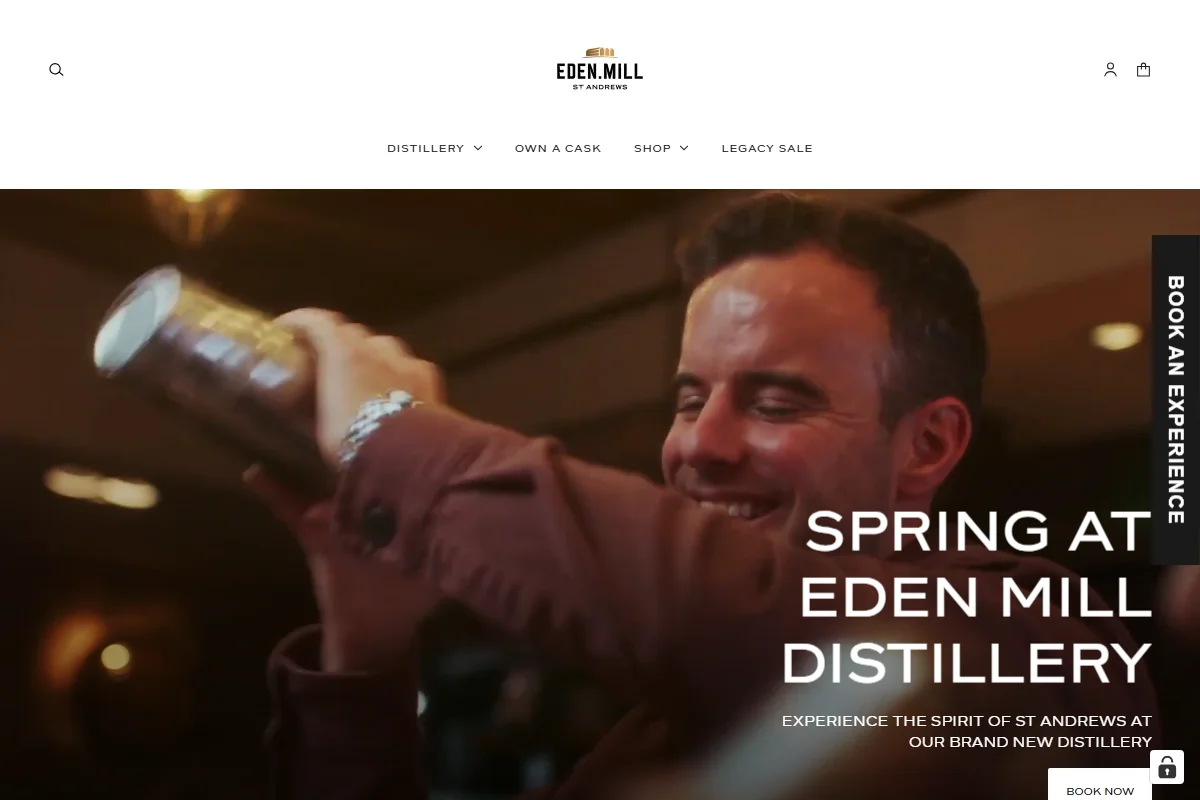 Eden Mill Distillery official website