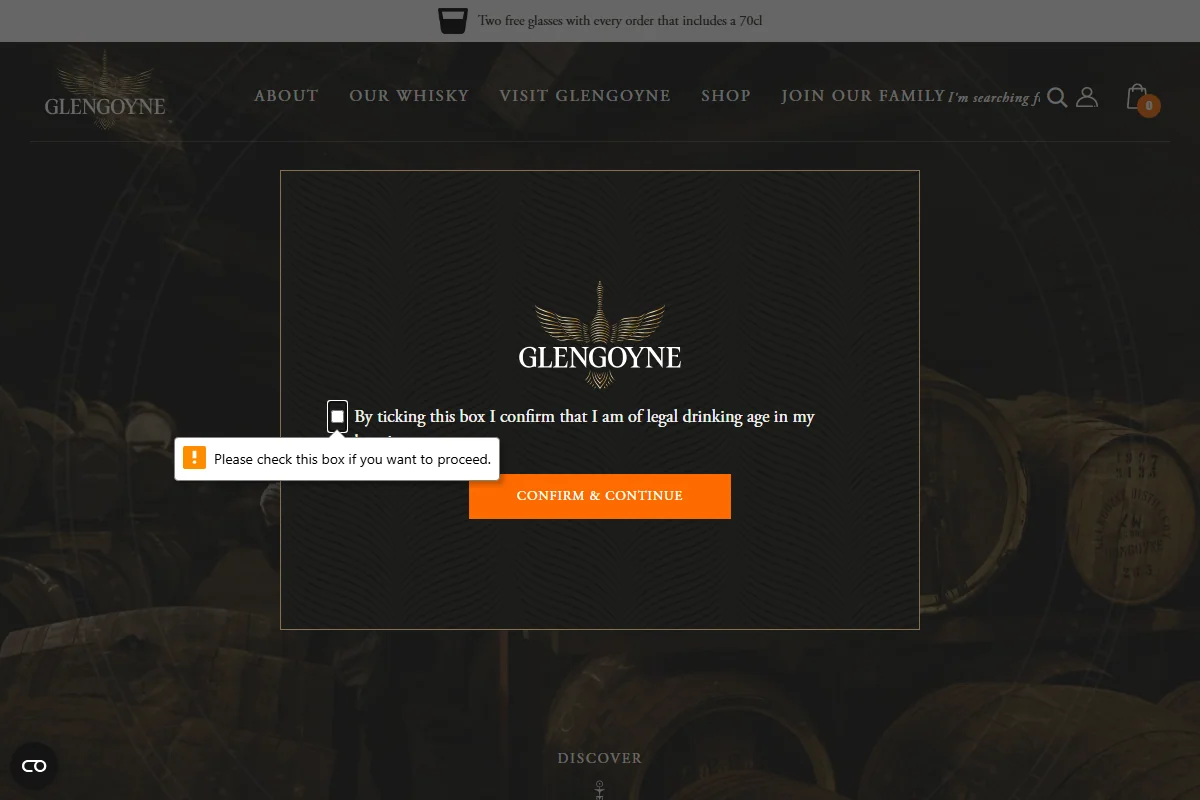 Glengoyne Distillery official website