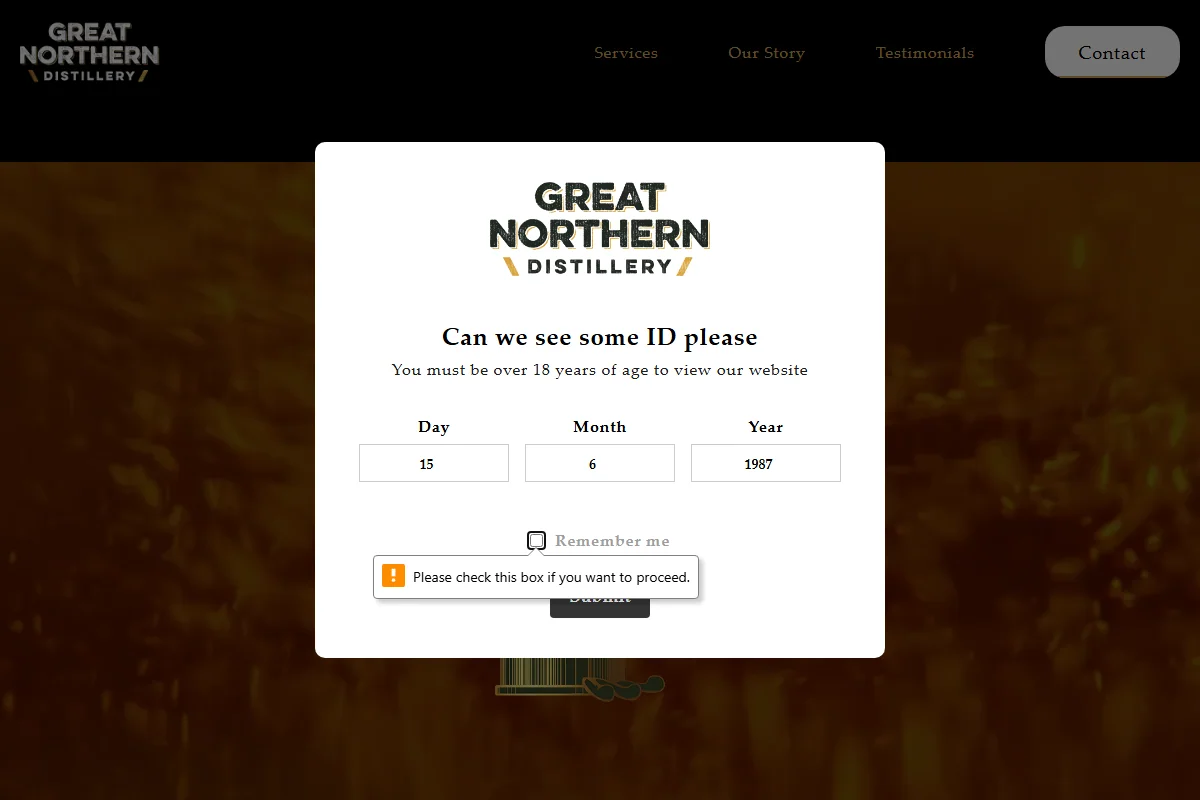 Great Northern Distillery official website