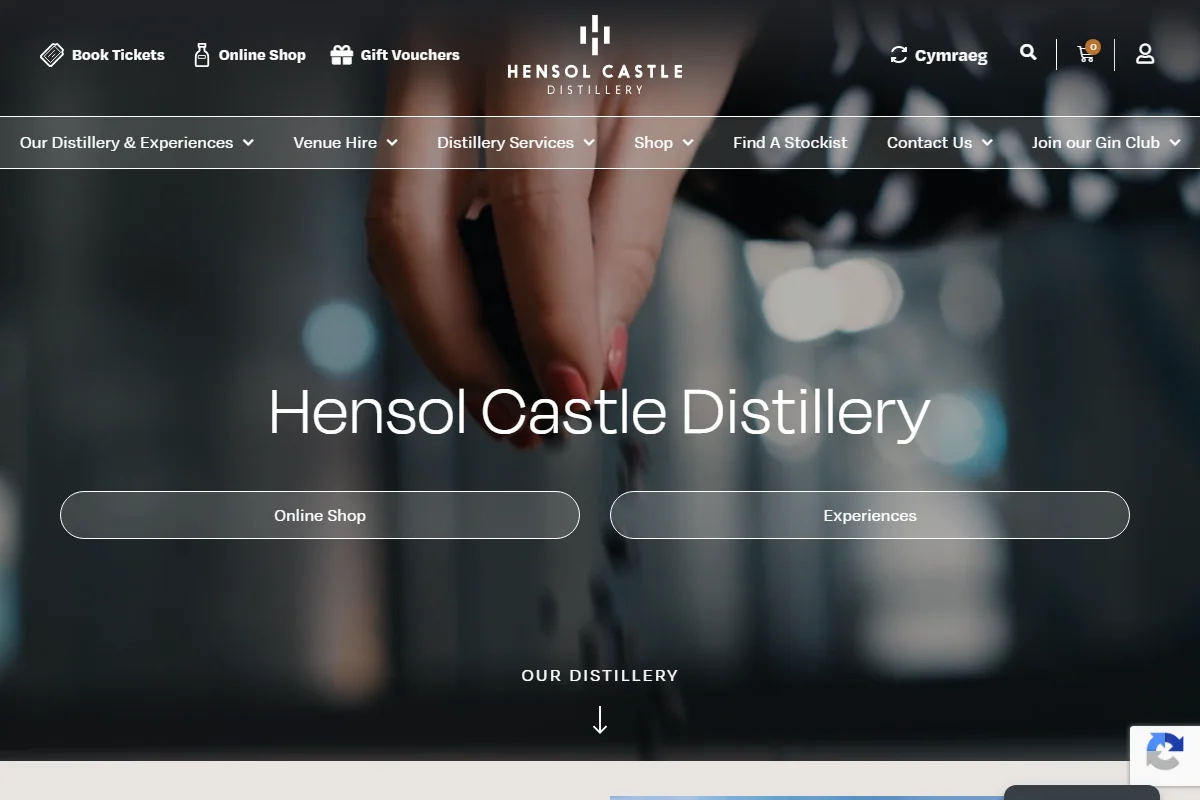 Hensol Castle Distillery official website