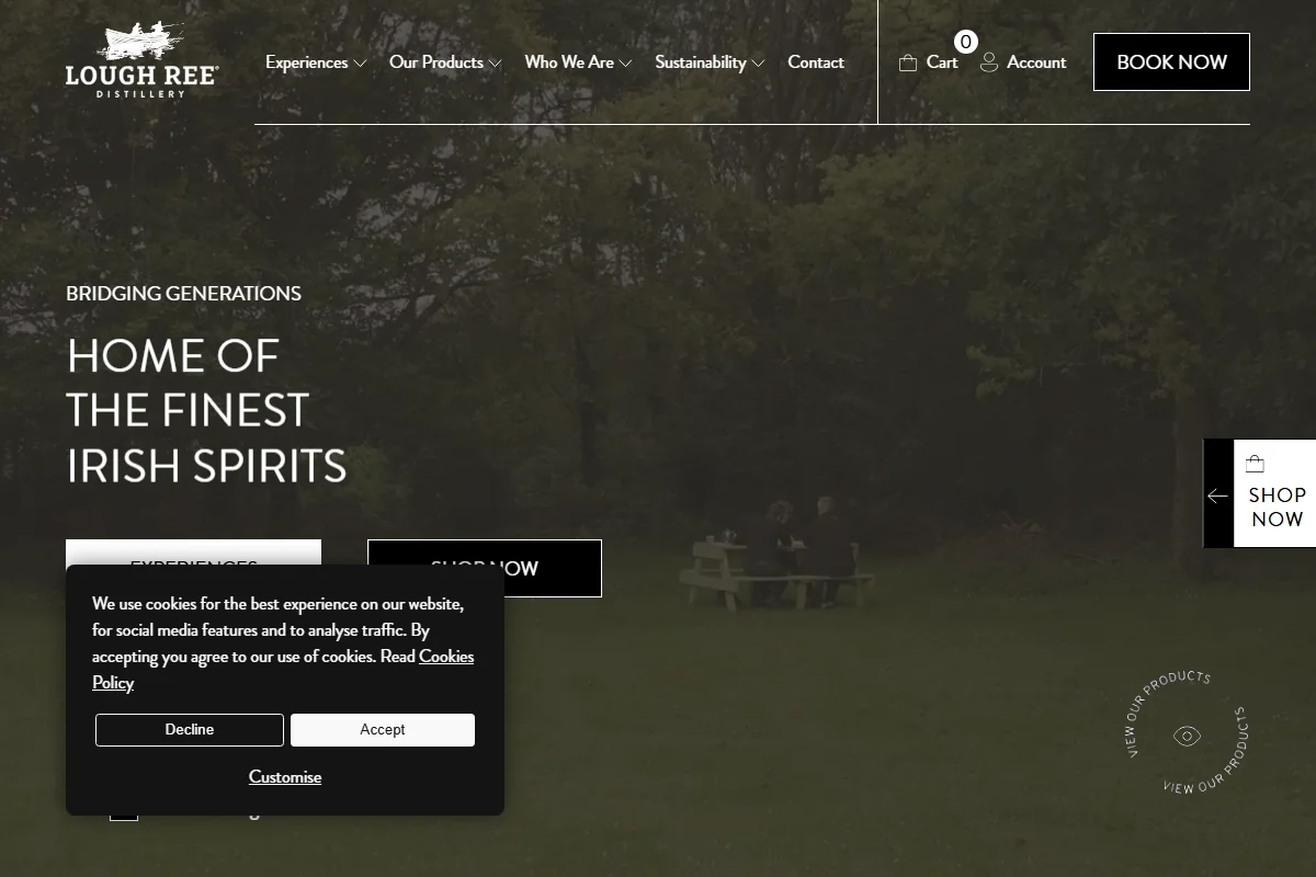 Lough Ree Distillery official website