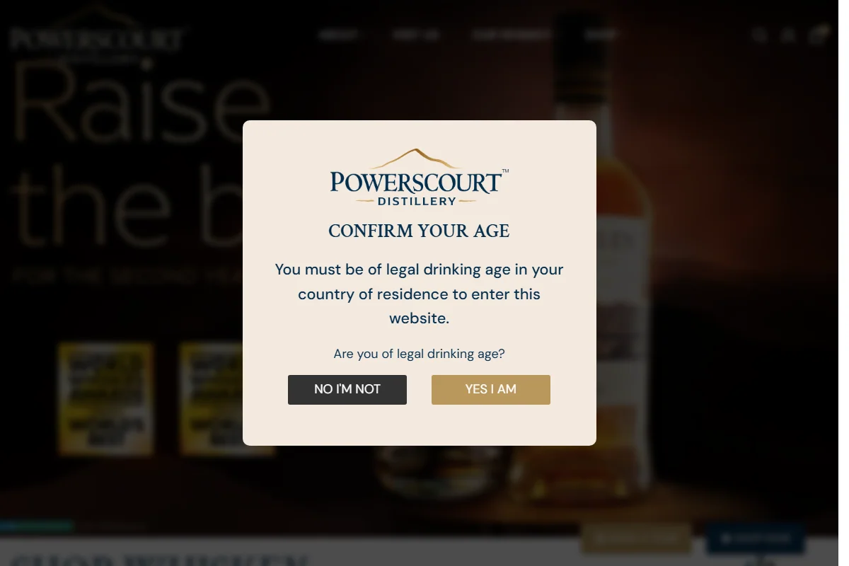 Powerscourt Distillery official website