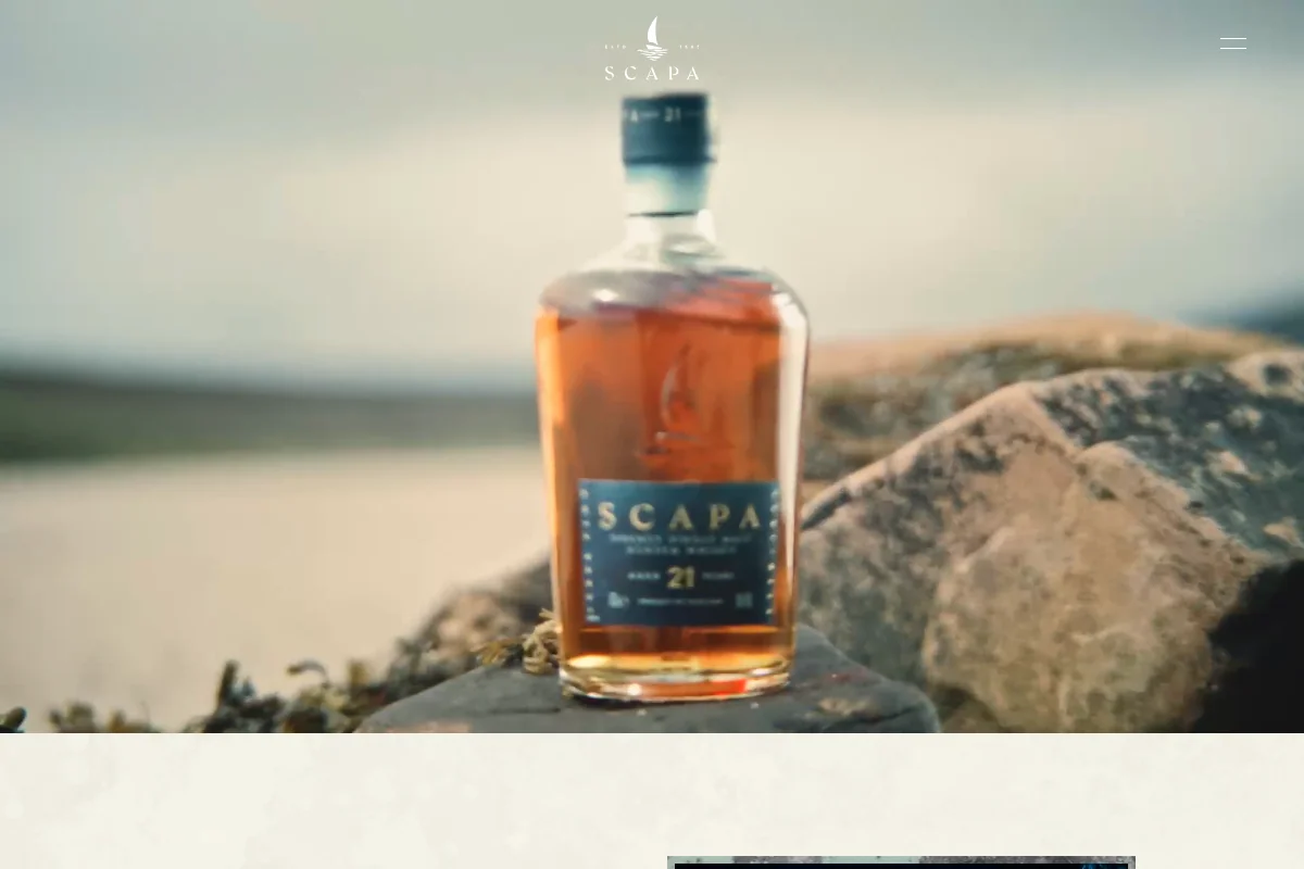 Scapa Distillery official website
