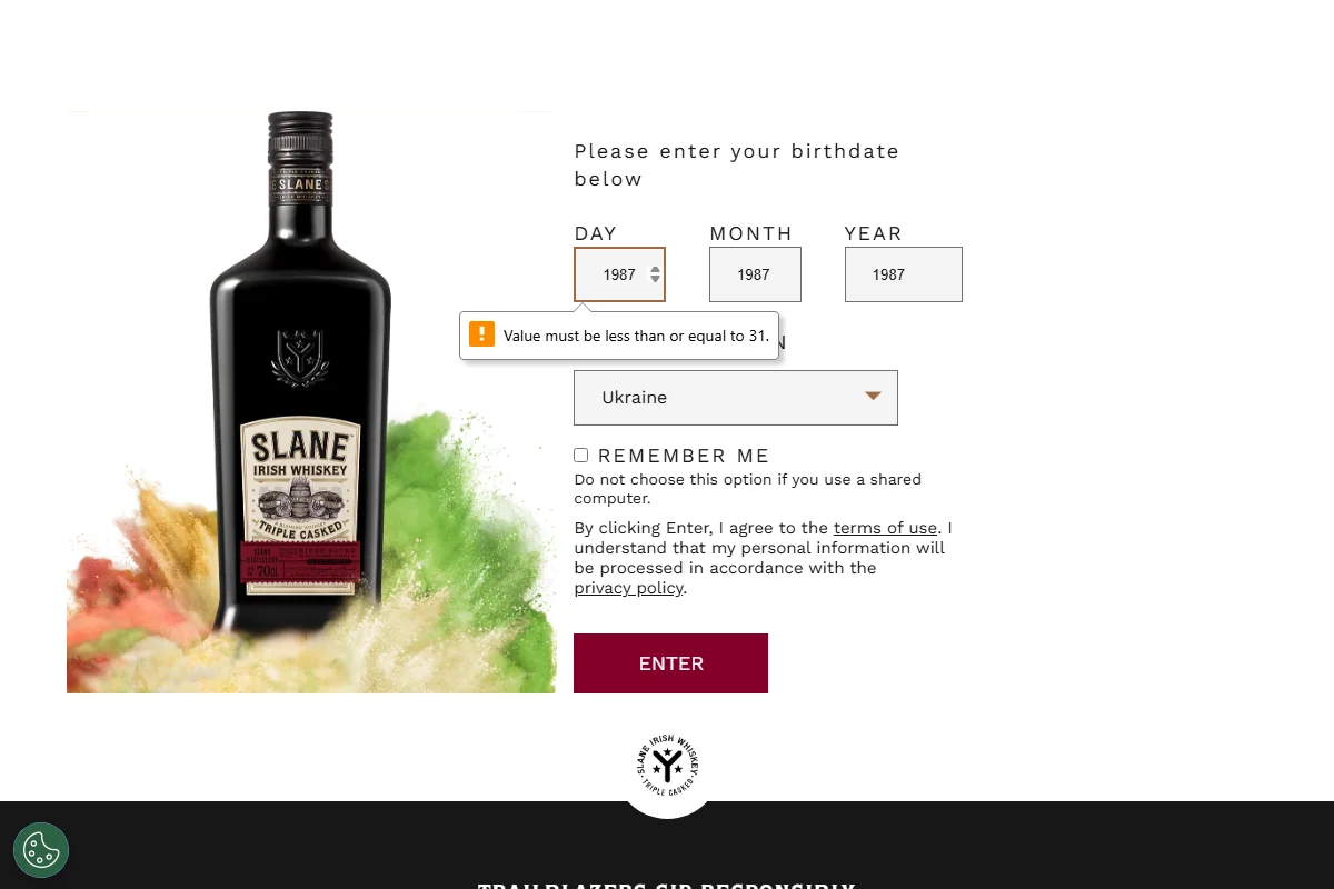 Slane Distillery official website