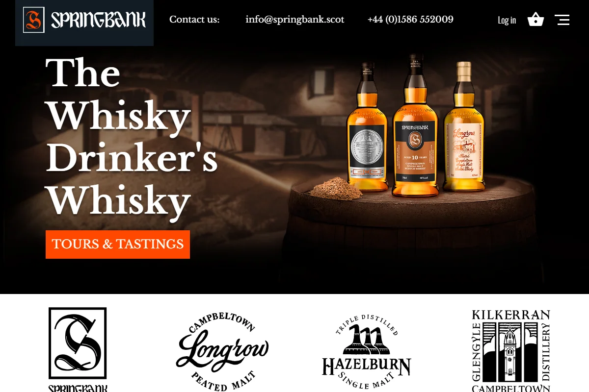 Springbank Distillery official website