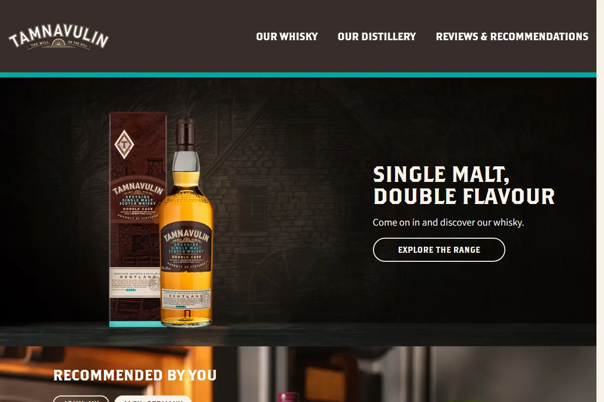 Tamnavulin Distillery official website